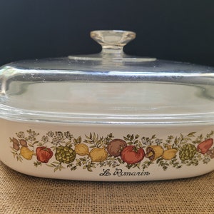 Corning Ware "Spice of Life" 10" Casserole or Skillet with Lid - A-10-B