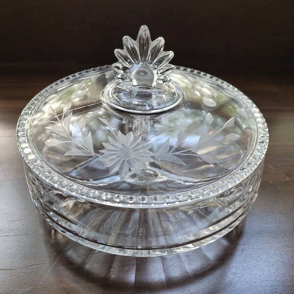 Candy Dish With Lid Etsy