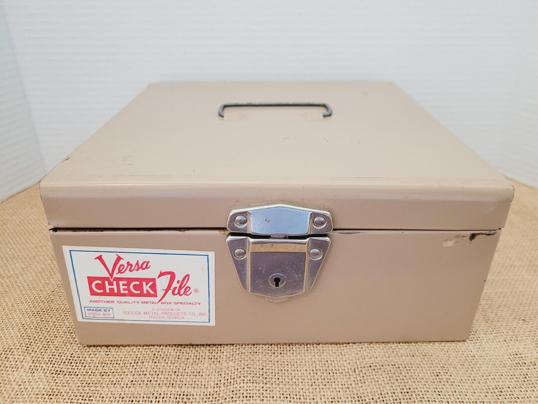 Versa Check File Box With Key - Etsy