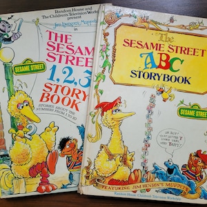 Sesame Street ABC Storybook and 1,2,3 Storybook