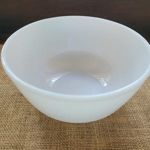 Fire King White Bowl Set - Etsy
