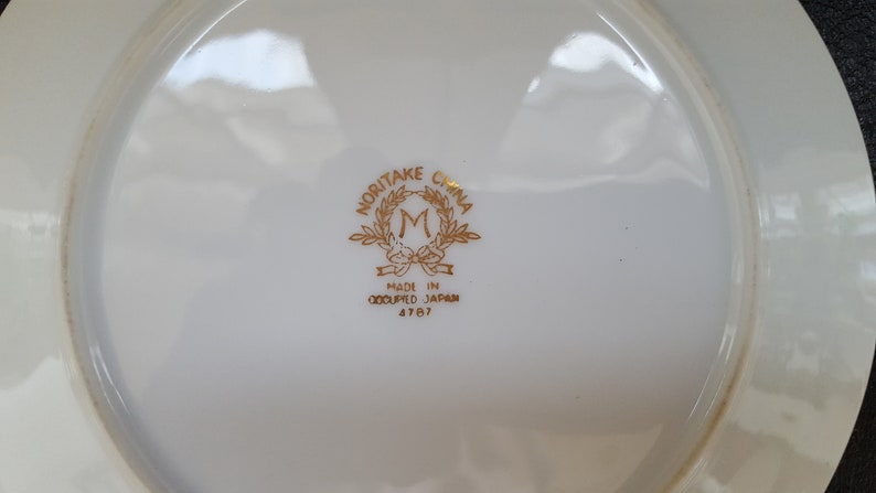 Saucer and Bread and Butter Plate Noritake Cup 1940/'s
