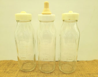 Davol Feedrite Baby Bottles - 8 Ounces - Set of Three