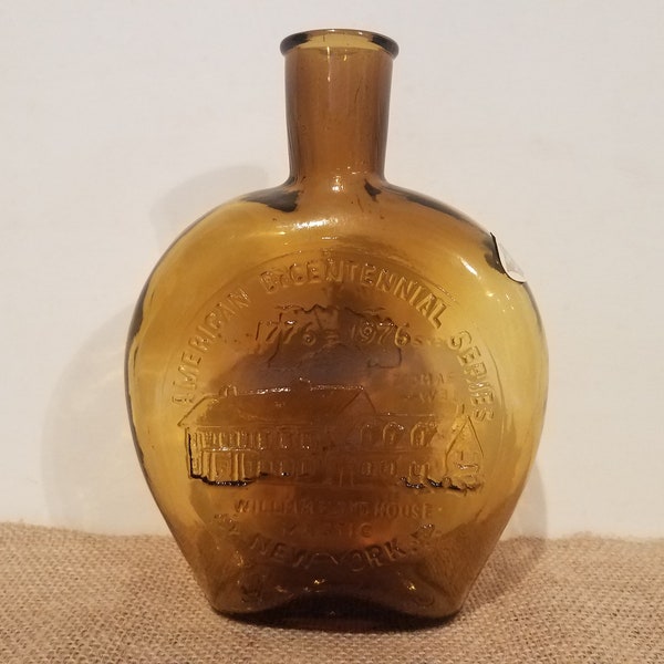 American Bicentennial Series William Floyd House - Amber 6 1/4" Decanter