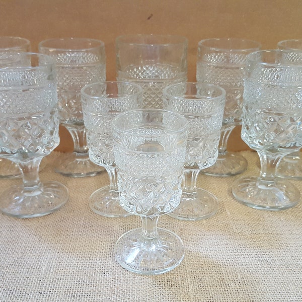 Wexford Glasses - Seven Glasses in Two Sizes (Three Sold Out)