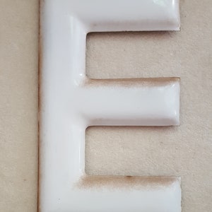 Vintage Porcelain Letters 18 Choice L, E and I image 2