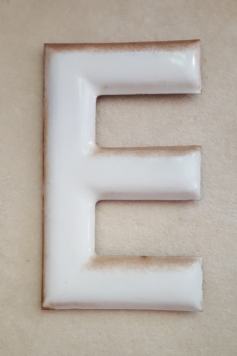 Vintage Porcelain Letters 18 Choice L, E and I image 2