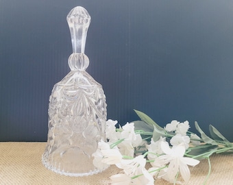 Large Cut Crystal Bell - West Germany - 8 Inches