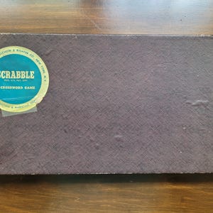 Scrabble Game 1953 Edition Complete