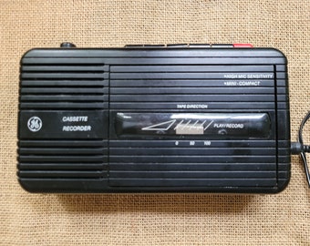 GE Cassette Recorder 3-5301B with Electrical Cord