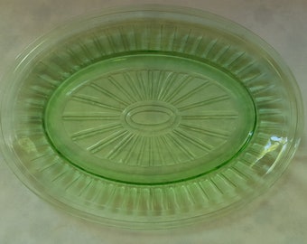New Century Depression Glass 11" Platter - Hazel Atlas Glass Co