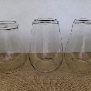 Lantern Globes Unmarked - Three Sizes - 6 Available