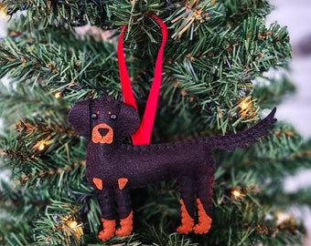 Custom Gordon Setter Christmas decoration | Personalised felt dog ornament | Gift for dog owner/lover | Pet portrait |Dog replica | Setter |