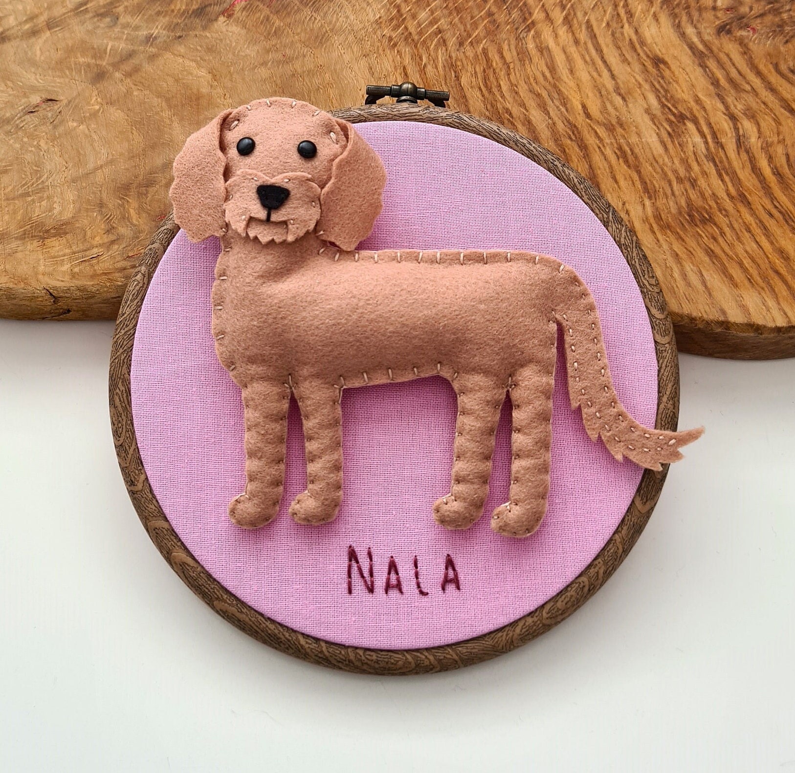 Custom Cockapoo/goldendoodle/labradoodle Hoop Decoration | Personalised ...