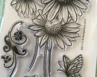 Stampendous Clear Stamps Set - Daisy Thanks - Clear stamps/Coloring Stamps/Happy Mails/cardmaker
