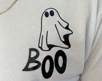 ghost T-shirt , boo ghost , ghost outline , unisex top , tee