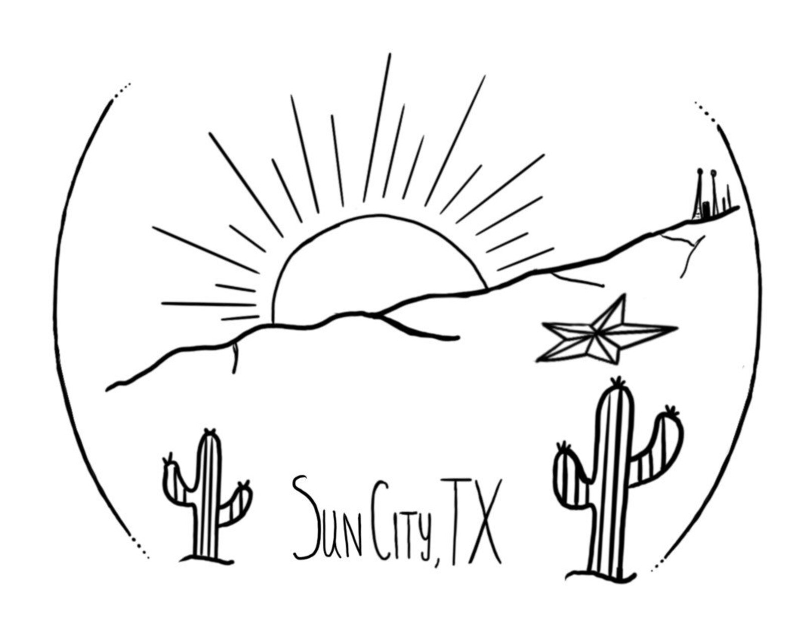 El Paso Texas Stickers Etsy