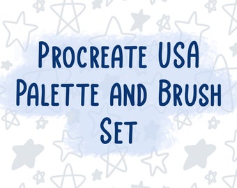 Procreate USA Brush & Palette Set