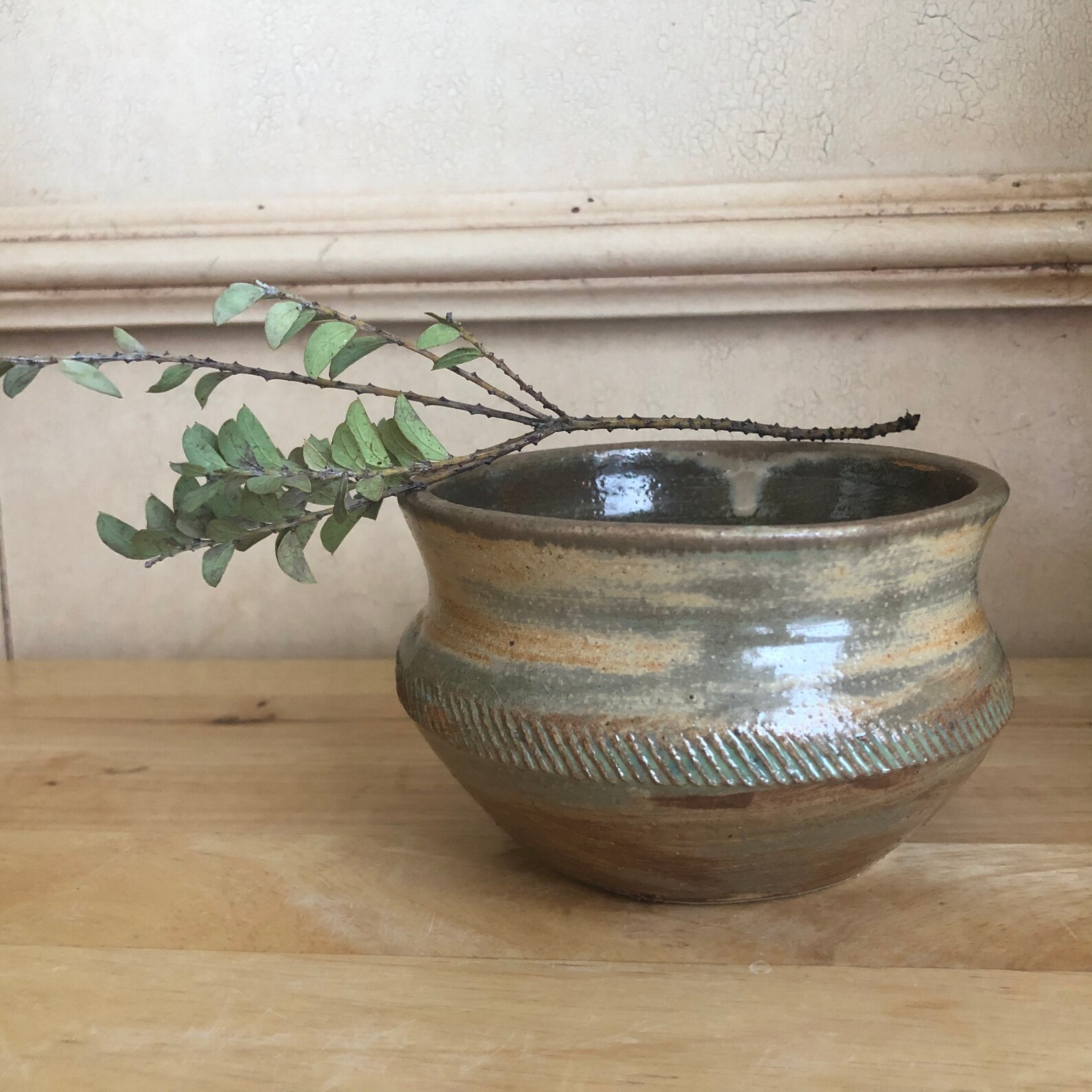 Tractor Tire Etched Native American Inspired Vase or Bowl/ Etsy