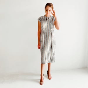 Sari Sheath Dress PDF Sewing Pattern | Sheath Dress | Ruffle Frill Tier Dress | Three Sleeve Lengths
