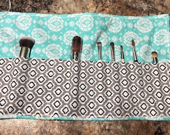 Roll up brush holder - made to order