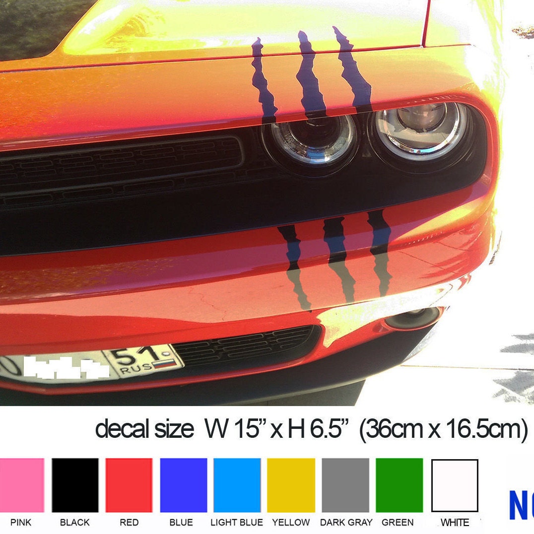 HELLCAT SCRATCH DECAL Etsy