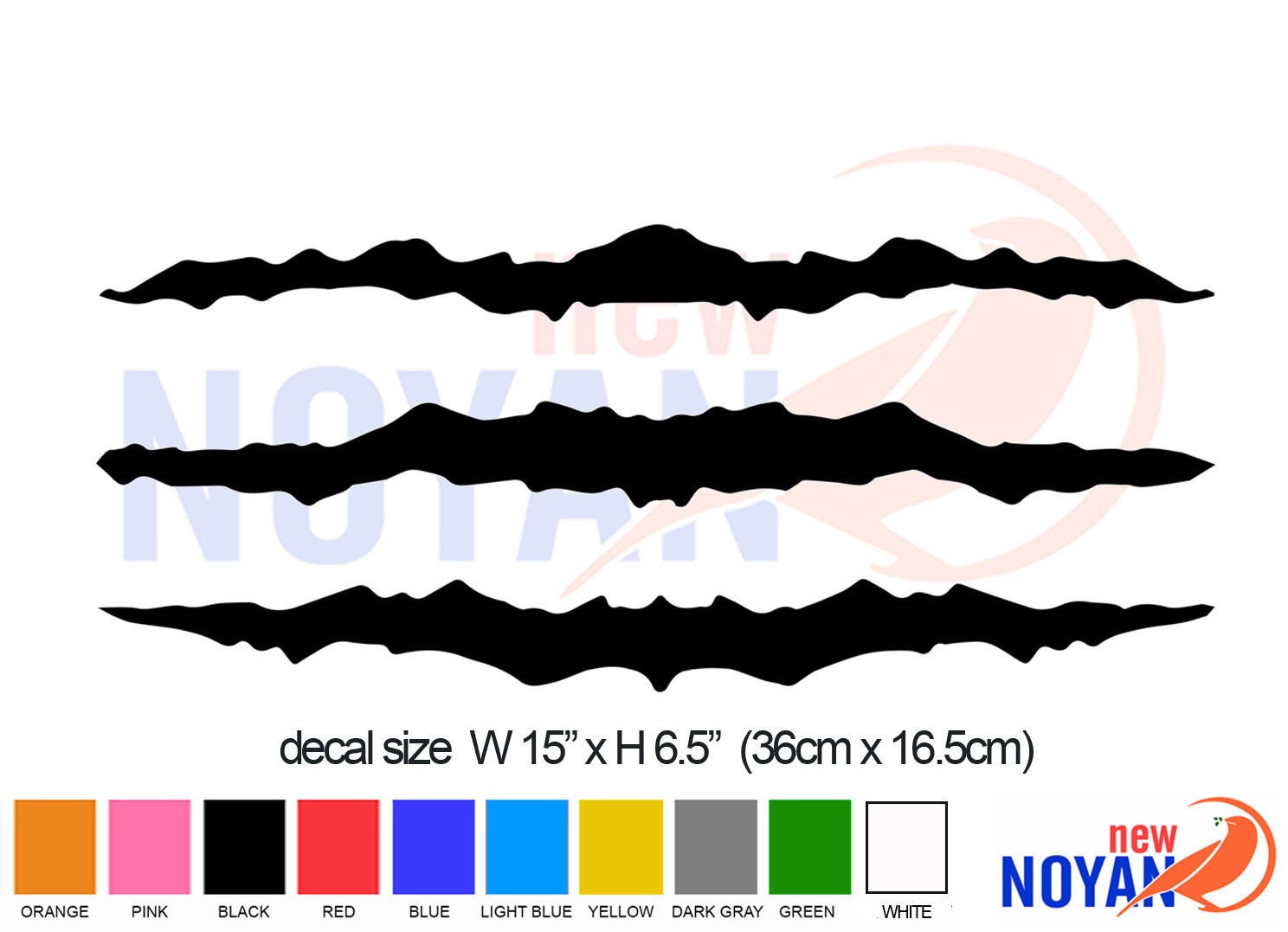 HELLCAT SCRATCH DECAL Etsy