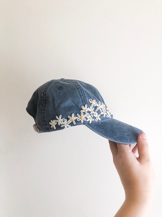 Hand Embroidered Hat - custom embroidered hat - fl