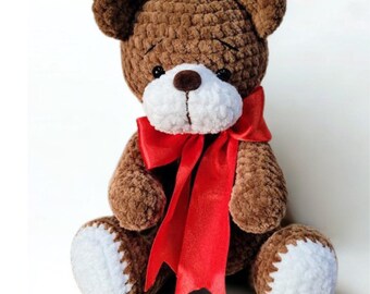 Patroon gehaakte teddybeer: pluche amigurumi-tutorial (pdf)