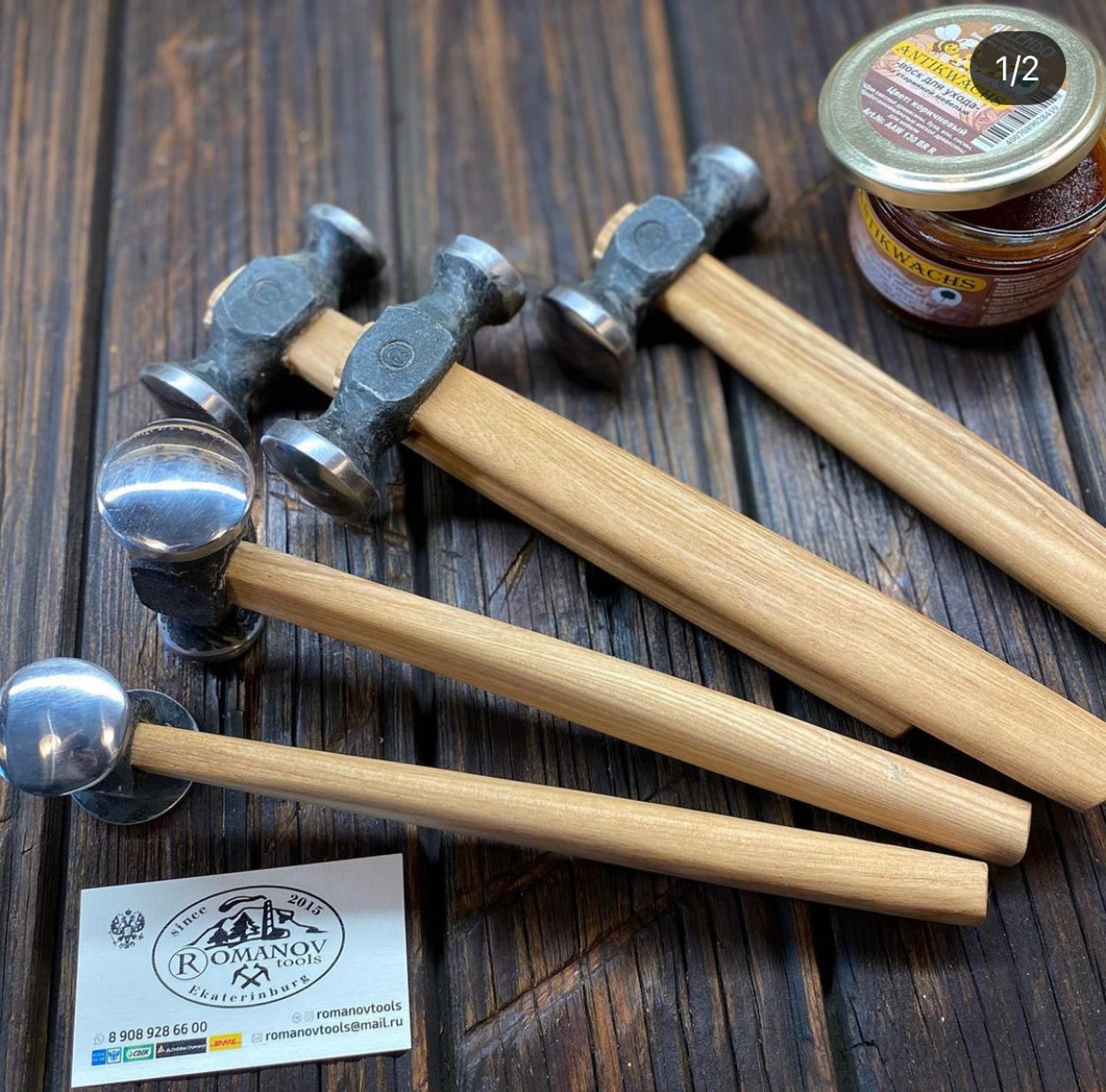 Double Sided Leather Working Hammer Leather Craft Sewing Etsy