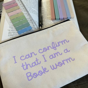 Book Annotation Pouch: Personalized Book Lover Gift