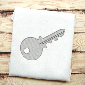 Key Fill Stitch Embroidery Design File In 9 Formats **** Instant Download