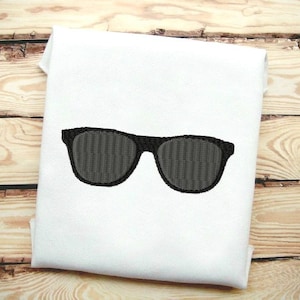 Sunglasses Fill Stitch Embroidery Design File In 9 Formats **** Instant Download