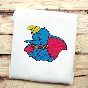 Dumbo Style Fill Stitch Embroidery Design File   In 9 Formats **** Instant Download