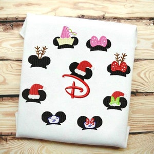 8 Designs Included! Mouse Font Topper Pack Fill Stitch Embroidery Design File In 9 Formats **** Instant Download
