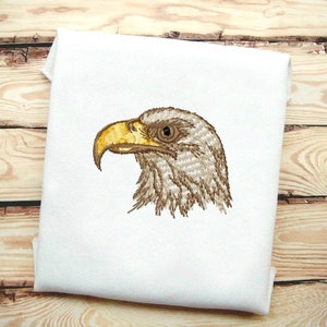 Hawk Fill Stitch Embroidery Design File   In 9 Formats **** Instant Download