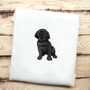 Labrador Fill Stitch Embroidery Design File In 9 Formats **** Instant Download