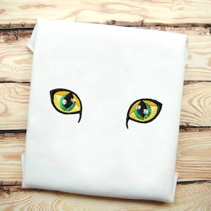 Cat Eyes Fill Stitch Embroidery Design File In 9 Formats **** Instant Download