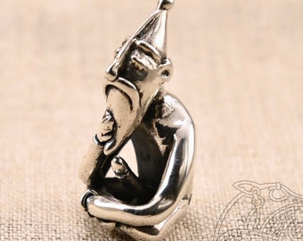 Rallinge God Frey Statue Replica: Norse Viking Pendant