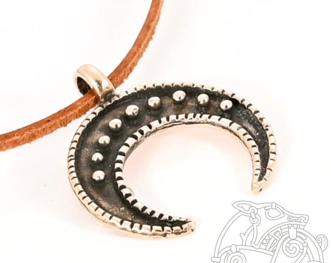 Lunula pendant replica from Danilowo Male Wroclaw Poland, SCA, LARP