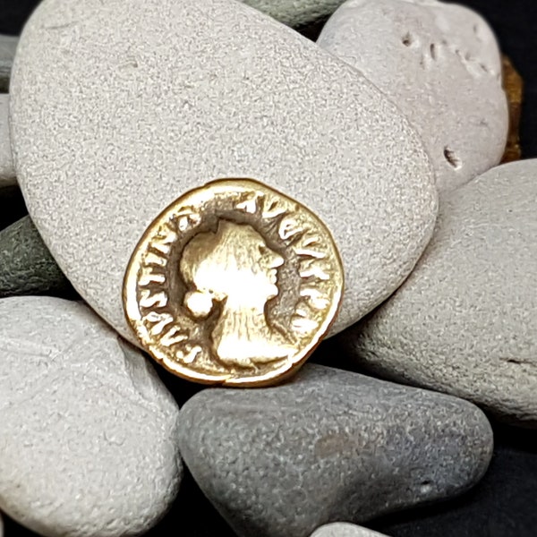 Denar FAVSTINA AVGVSTA Romeinse munt bronzen kopie