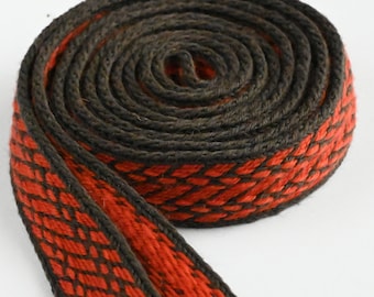 Tablet WOVEN BELT Birka pattern from 100% wool 2,3 cm width