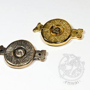 Byzantine Fastner, Robe Clasp with bird replica 10th century ancient Constantinopole