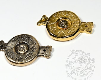 Byzantine Fastner, Robe Clasp with bird replica 10th century ancient Constantinopole