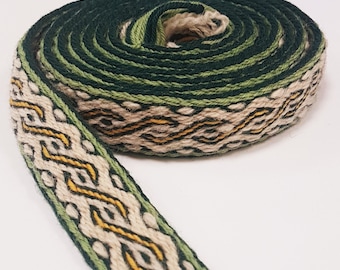 Tablet WOVEN BELT from 100% wool 3 cm width