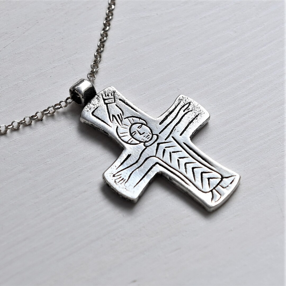 Silver Byzantine Cross Replica From Great Moravia - Etsy