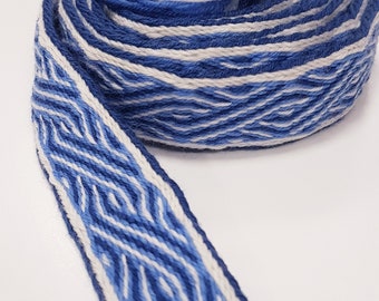 Tablet WOVEN BELT Birka Pattern from 100% wool 3,2 cm width