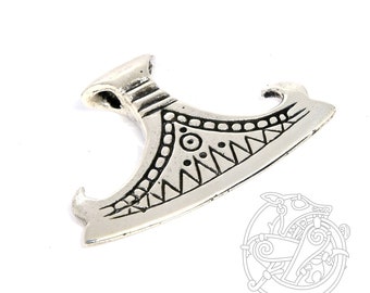 Sterling Silver Perun AXE pendant