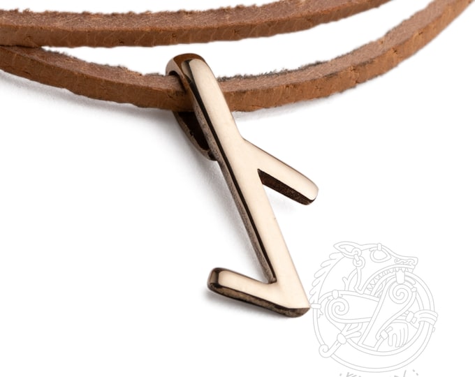 EIHWAZ Rune Pendant - Norse Elder Futhark