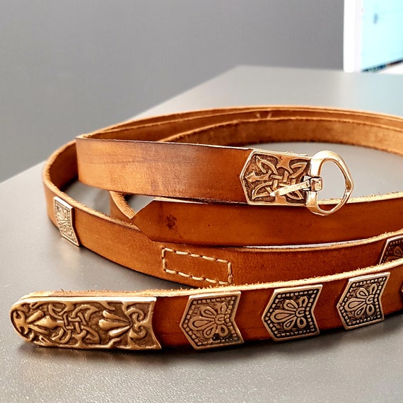 Viking BELT double strap replica from Birka Sweden | Etsy